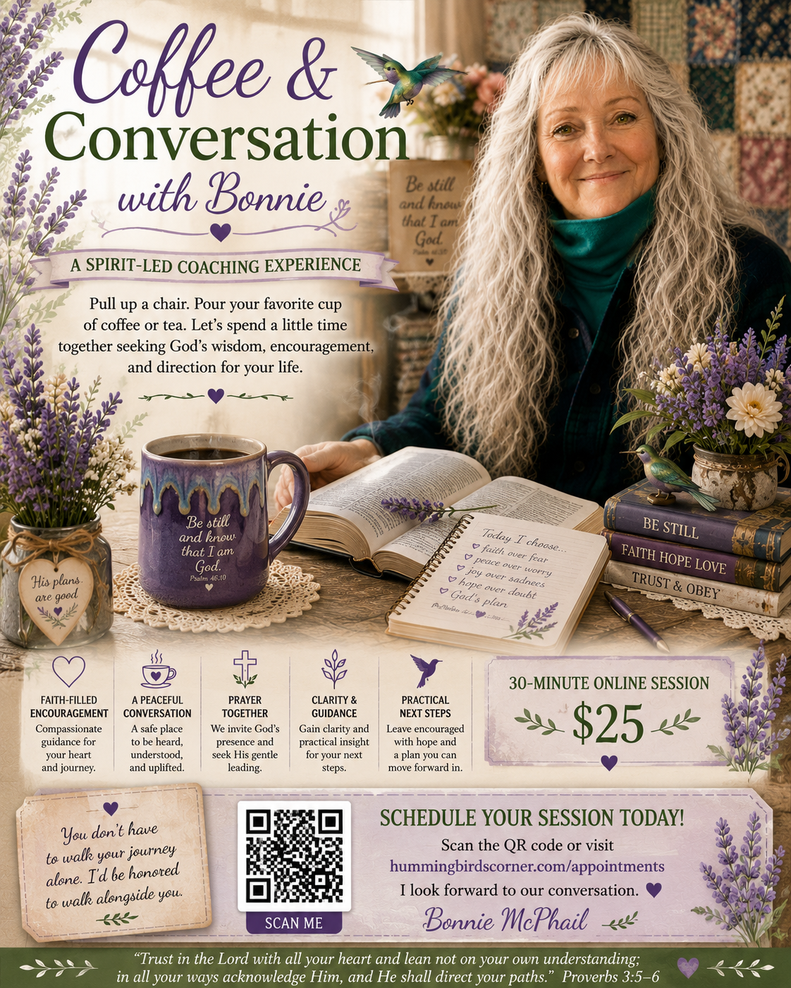 Coffee & Conversation with Bonnie | 30-Minute Spirit-Led Coaching Session