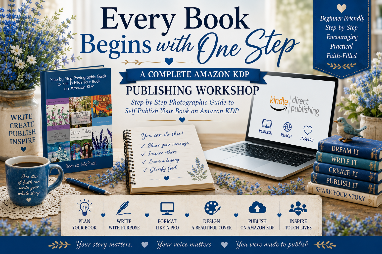 Every Book Begins with One Step A Complete Amazon KDP Publishing Workshop