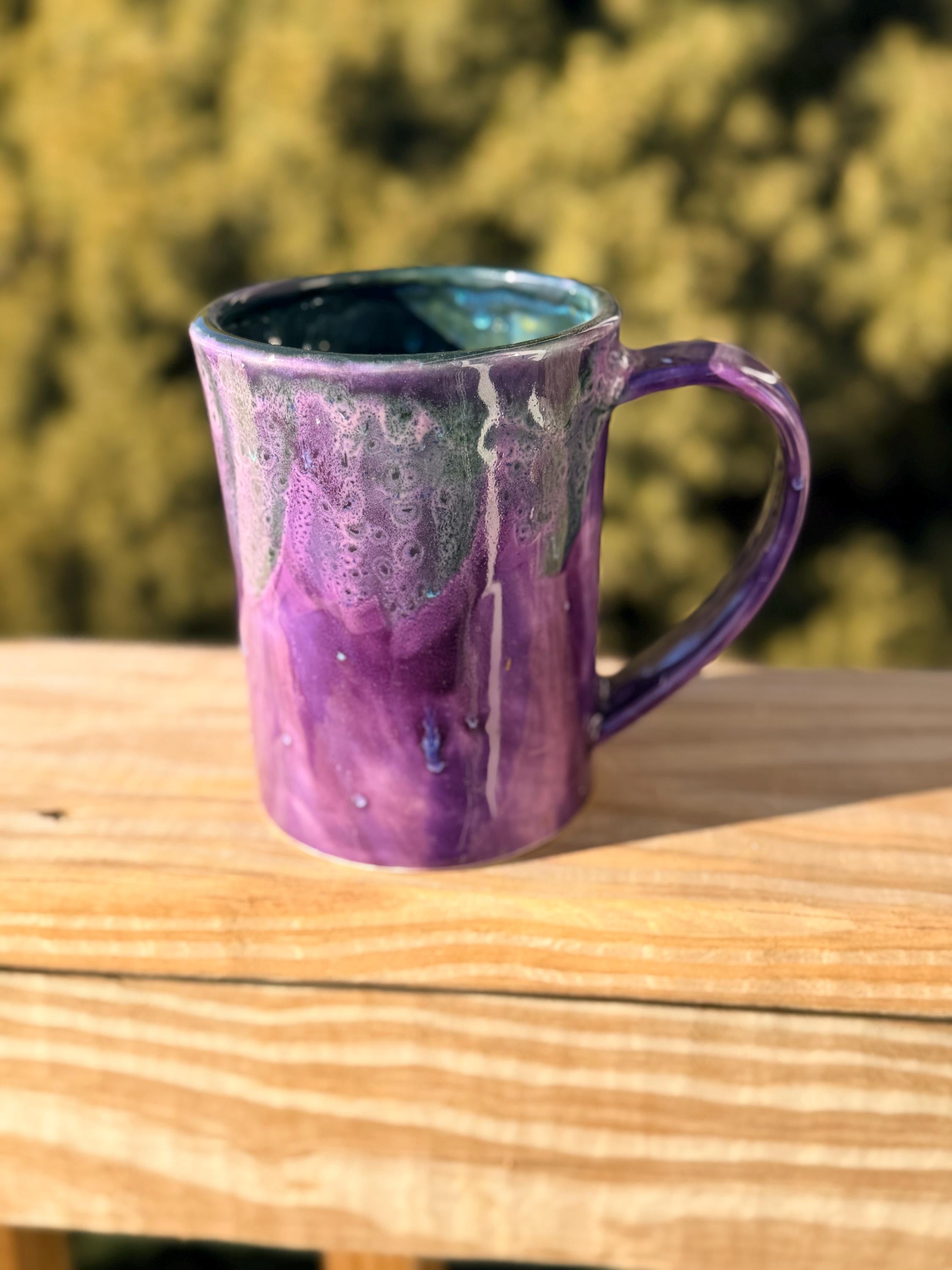 Royal Fantasy 16 Ounce Hand Glazed Stoneware Mug Gift, Birthday, Special Occasion, Large Mug