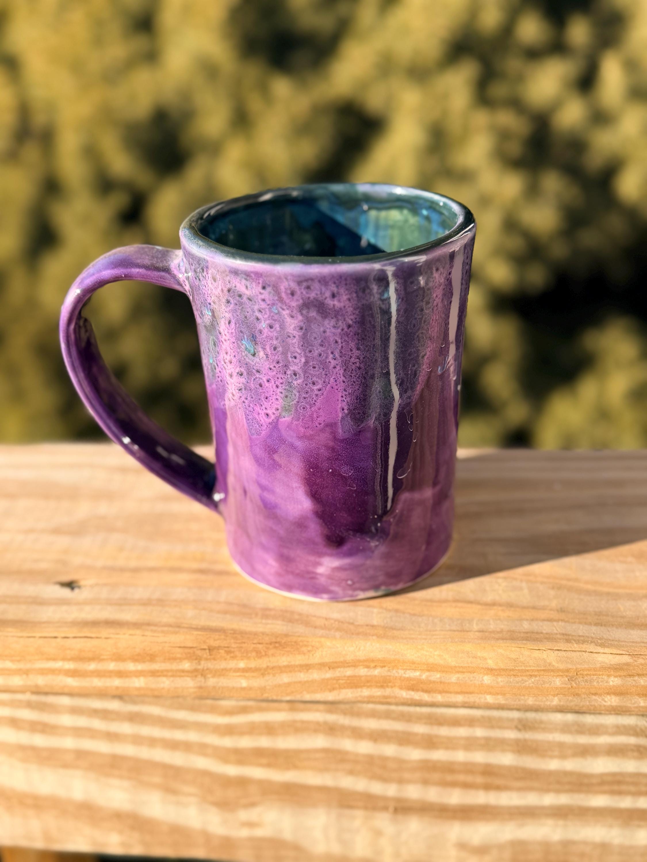 Royal Fantasy 16 Ounce Hand Glazed Stoneware Mug Gift, Birthday, Special Occasion, Large Mug