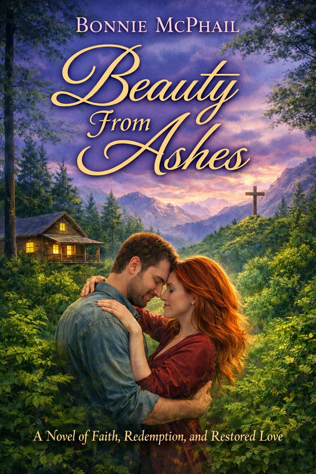 Hand Glazed Guppy Mug and FREE BOOK Beauty From Ashes Christian Romance Novel