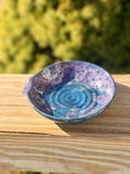 Spoon Rest Hand Glazed Peacock Purple, Kitchen and Dining,